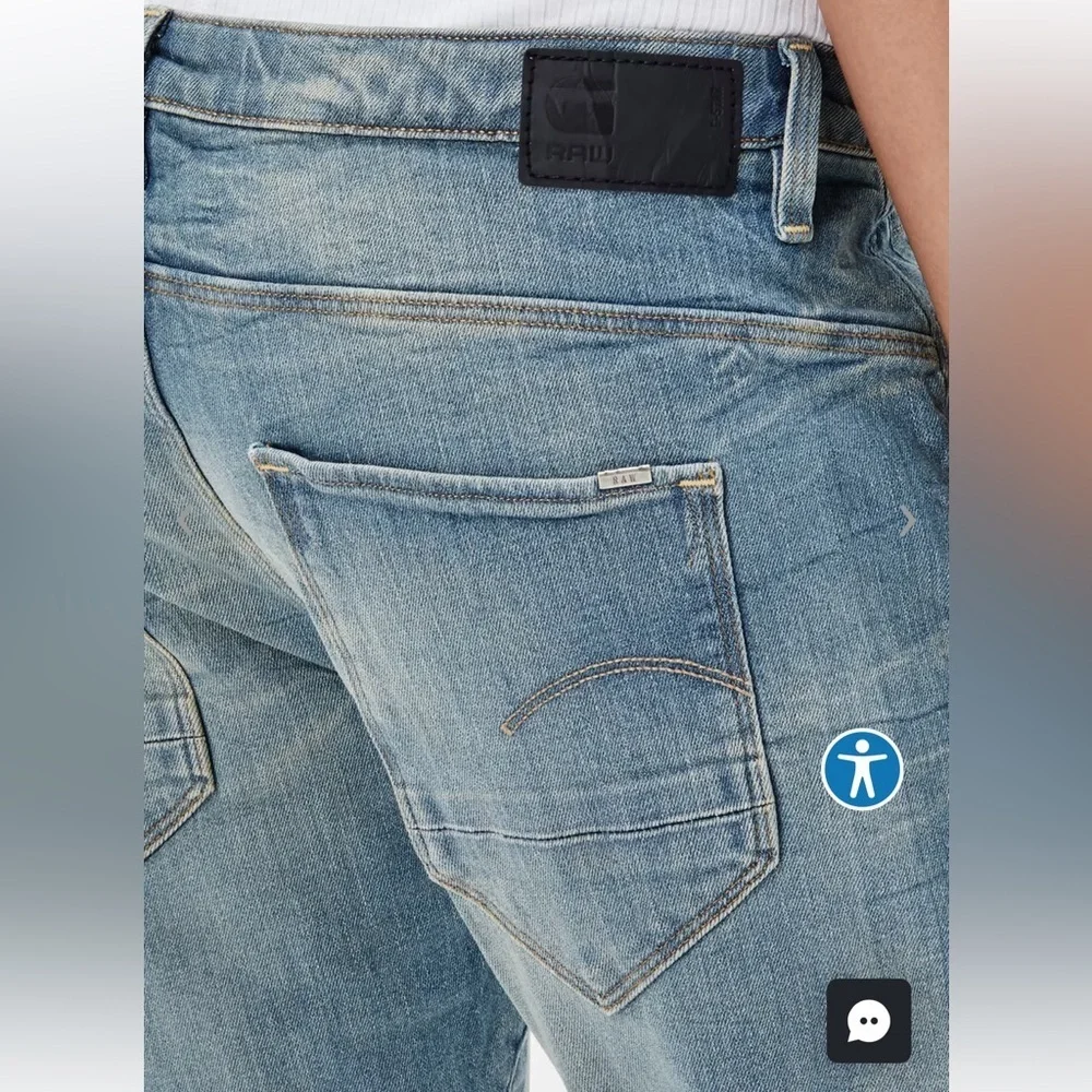 G-Star Raw Arc 3D Low Boyfriend Women Jeans Size W25 L28